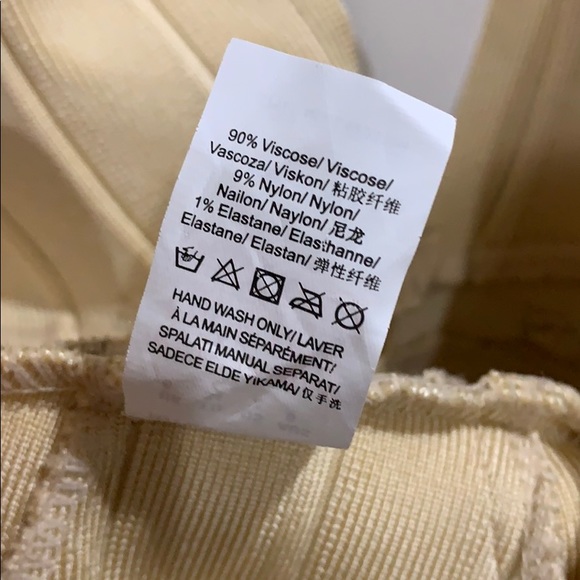 ‼️SOLD‼️Missguided Metallic Gold Bandage Swimsuit - Picture 11 of 11